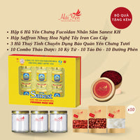 1,250 Grams (1.25 Kg) - Yến Sào Thiên Nhiên Thượng Hạng (Premium) + Bộ Quà Tặng