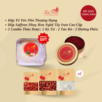 250 Grams - Yến Sào Thiên Nhiên Thượng Hạng (Premium) + Bộ Quà Tặng