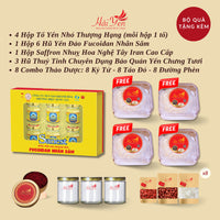 1,000 Grams (1 KG) - Yến Sào Thiên Nhiên Thượng Hạng (Premium) + Bộ Quà Tặng
