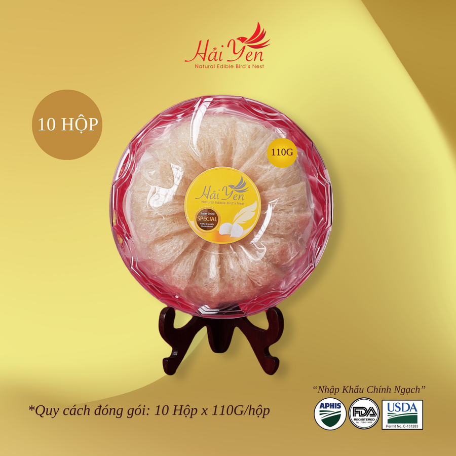 1,110 Grams - Yến Sào Thiên Nhiên Cao Cấp (Special) + Tặng Máy Chưng Yến