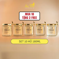 10-Jar Set 180ml – FRESH Premium Stewed Bird’s Nest + Free 3 Jars 