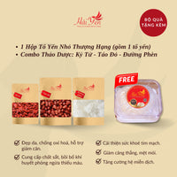 125 Grams - Yến Sào Thiên Nhiên Thượng Hạng (Premium) + Bộ Quà Tặng