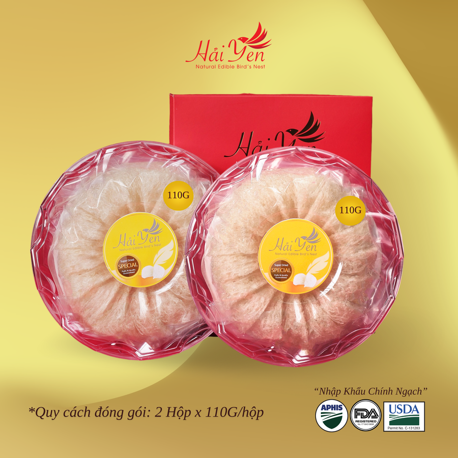 220 Grams - Yến Sào Thiên Nhiên Cao Cấp (Special) + Quà Tặng