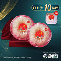 250 Grams - Yến Sào Thiên Nhiên Thượng Hạng (Premium) + Bộ Quà Tặng