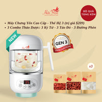 375 Grams - Yến Sào Thiên Nhiên Thượng Hạng (Premium) + Bộ Quà Tặng
