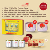 625 Grams - Yến Sào Thiên Nhiên Thượng Hạng (Premium) + Bộ Quà Tặng