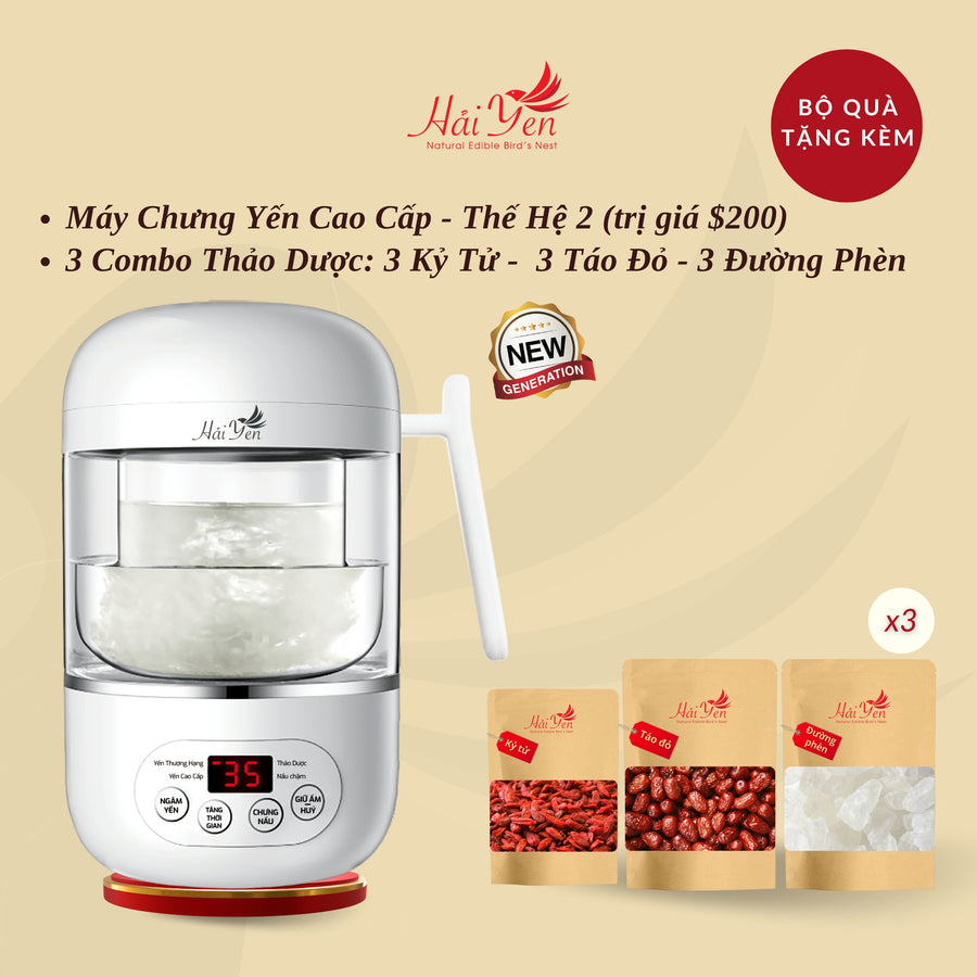 375 Grams - Yến Sào Thiên Nhiên Cao Cấp (Special) + Bộ Quà Tặng