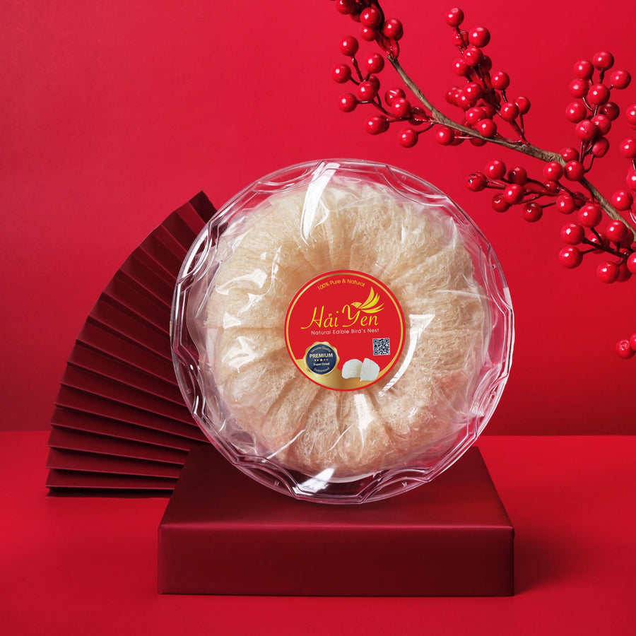 125 Grams - Yến Sào Thiên Nhiên Thượng Hạng (Premium) + Bộ Quà Tặng